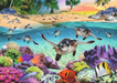 Ravensburger Race Of The Baby Sea Turtles 500 Pc Easy To Hold 