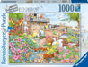 Ravensburger Beach Garden Cafe 1000 Pc Puzzle