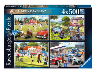 Ravensburger Happy Days No 7 4 X 500 Pc Puzzles Rb17633-5