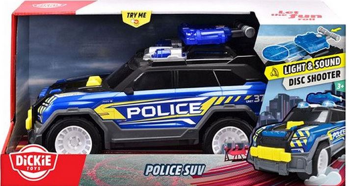 Dickie Police Suv Playset Battery Operated