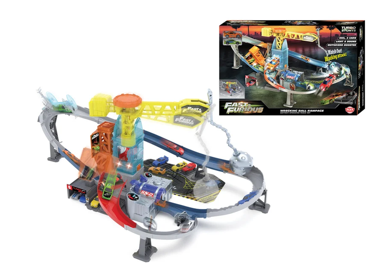 Fast & Furious Wrecking Ball Rampage Track Set