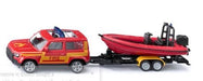 Siku Land Rover Defender With Boat & Trailer