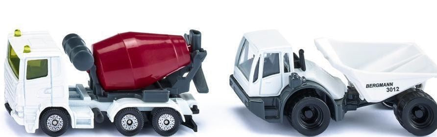 Siku Construction Set Cement Mixer & Dump Truck