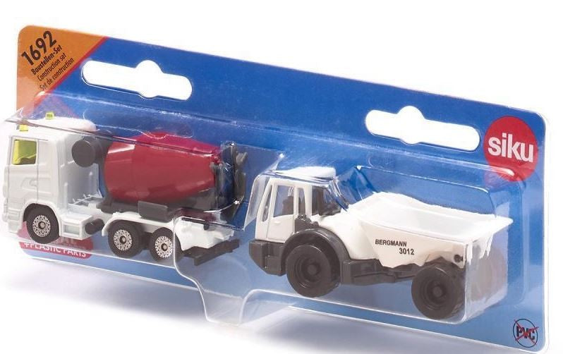 Siku Construction Set Cement Mixer & Dump Truck