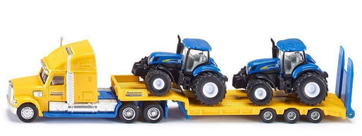 Siku Truck With 2 New Holland Tractors 1:87 Scale