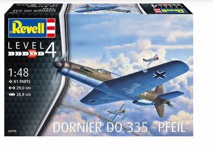 Revell Dornier D0335 Pfeil 1/48 Sc Model Kit