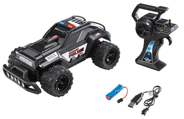 Revell Highway Patrol Police Rc Car Usb Charged 2.4ghz