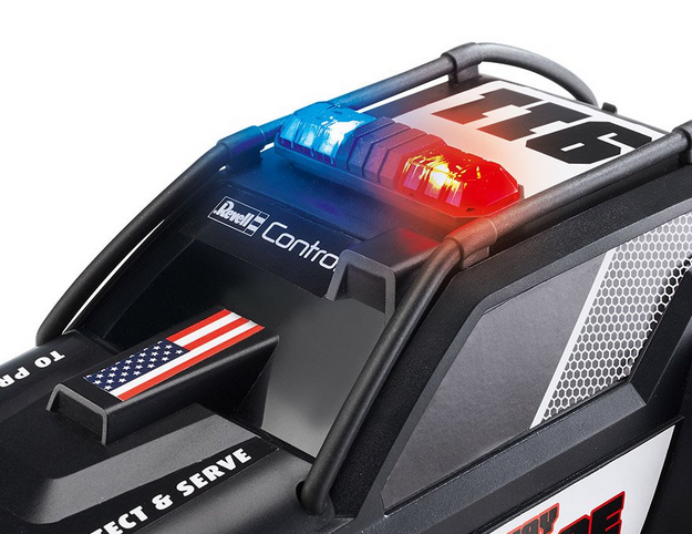 Revell Highway Patrol Police Rc Car Usb Charged 2.4ghz