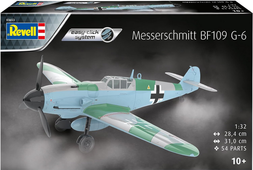 Revell 1:32 Scale Messerschmitt Bf109g-6 Easy-click-system Model Kit