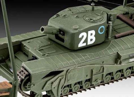 Revell 1/76 Sc Churchill  A.v.r.e Starter Model Tank Kit