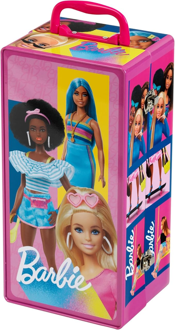 Barbie Wardrobe Tin Carry Case
