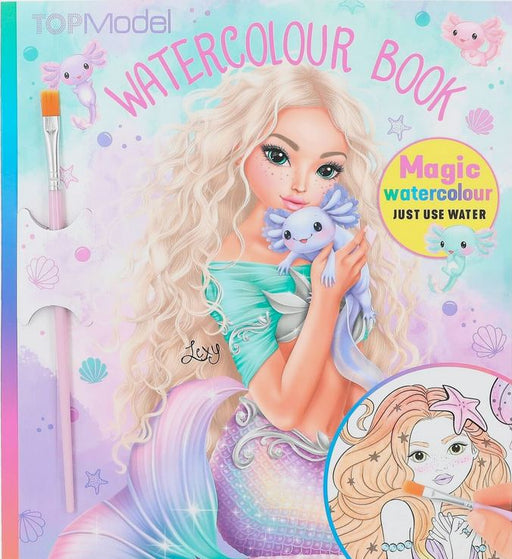 Top Model Mermaid Water Colour Book