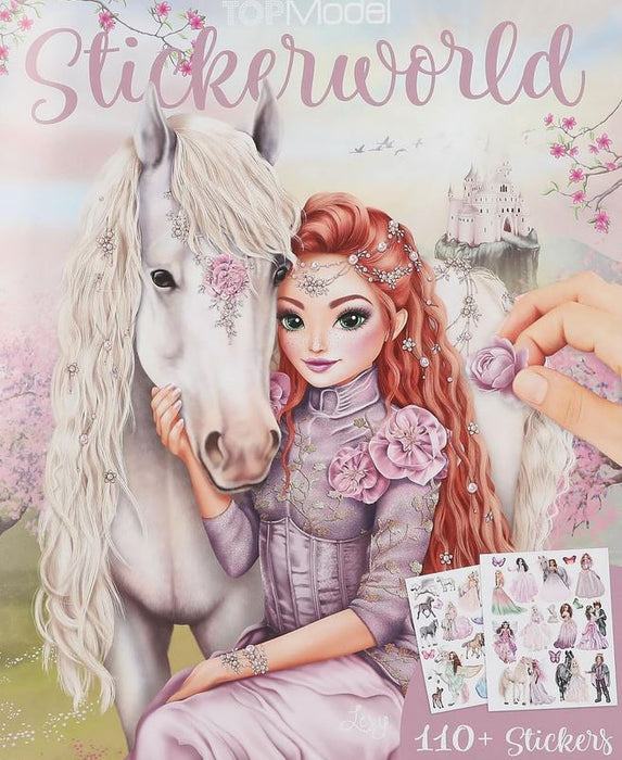 Top Model Violet Horses Stickerworld  Book