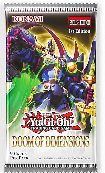 Yugioh Doom Of Dimension Crad Booster Pack