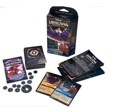 Disney Lorcana Series 2 Rise Of The Floodborn Starter Deck