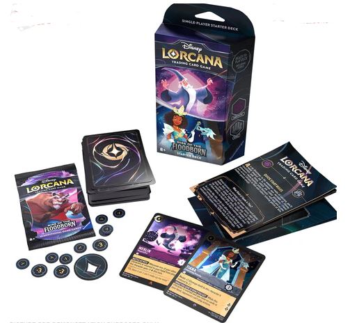 Disney Lorcana Series 2 Starter Deck Rise Of The Floodborn Amethyst