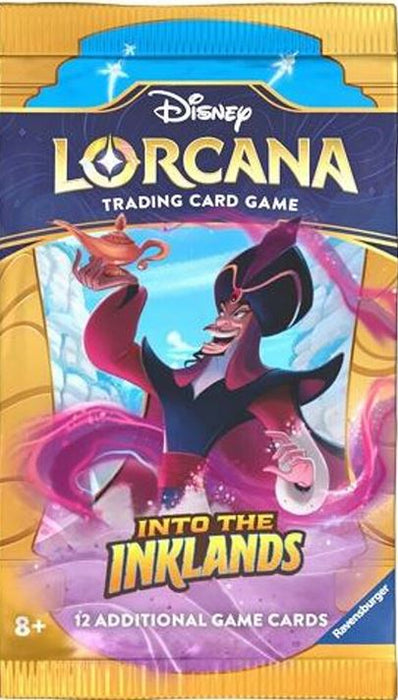Disney Lorcana Into The Inklands 12 Card Booster Pack 