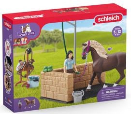 Schleich Washing Area With Emily & Luna