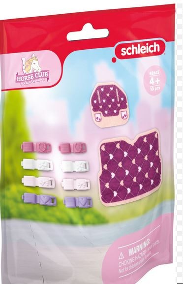 Schleich Sc42615 Horse Styling Saddle Cloth + Hair Beads