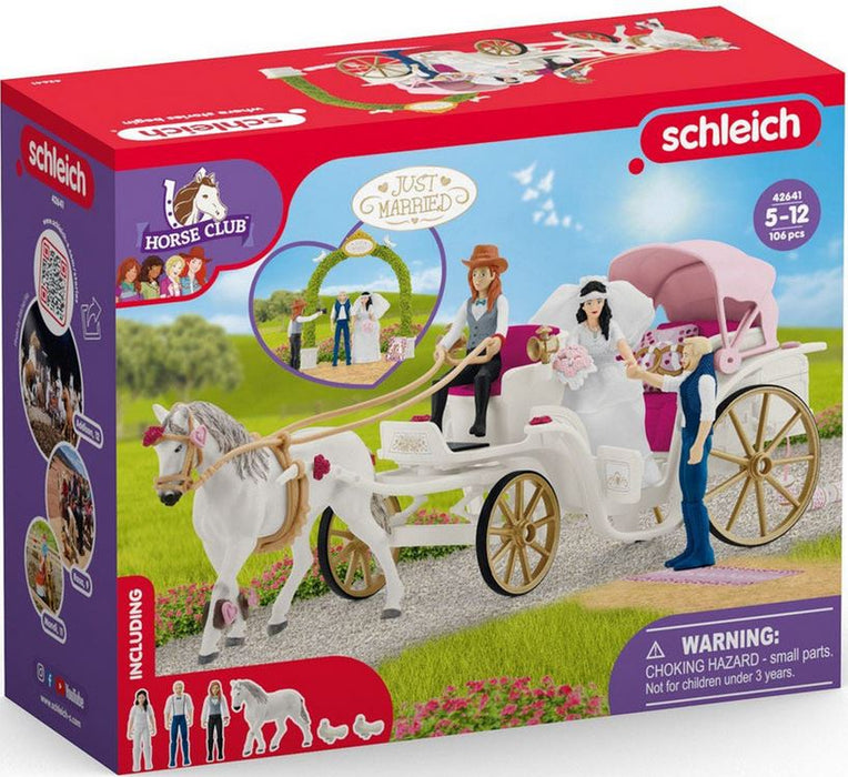 Schleich Just Married Wedding Carriage With Horse And Figures Sc42641