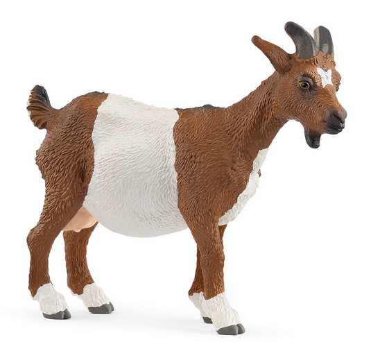 Schleich Goat Brown & White Sc14887