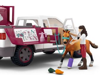 Schleich Mobile Vet With Trailer Sc42704