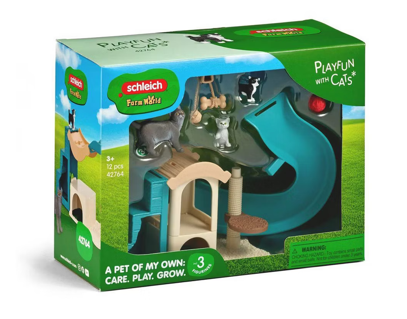 Schleich Playfun For Cats Playset Sc42764