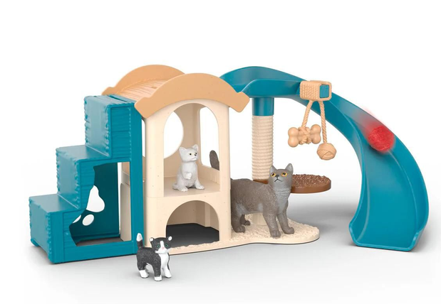 Schleich Playfun For Cats Playset Sc42764