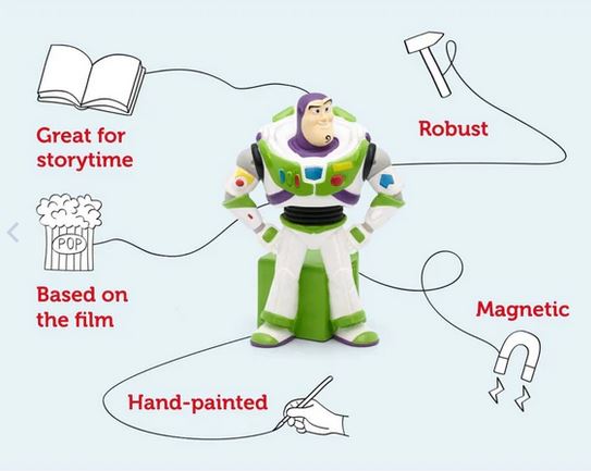 Tonies Disney Toy Story 2 Buzz Tonie Audio Character