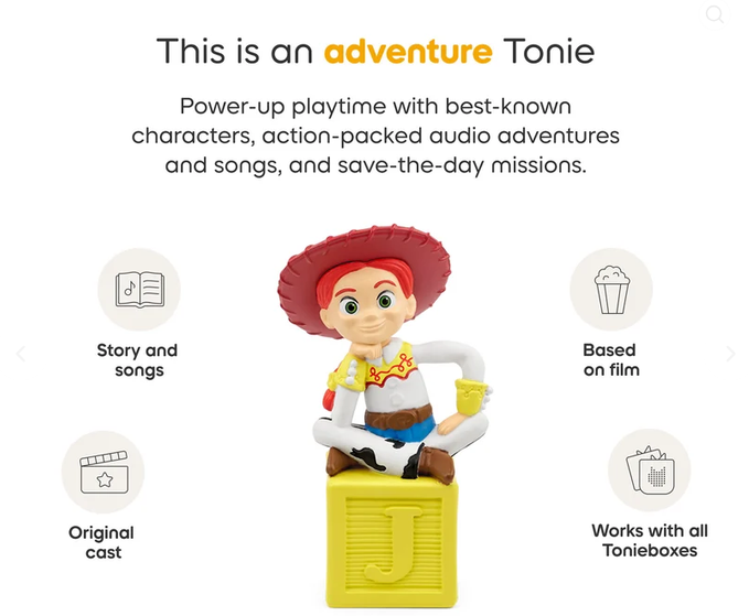Tonies Disney Pixar - Toy Story 3&4 - Jessie Tonie Audio Character