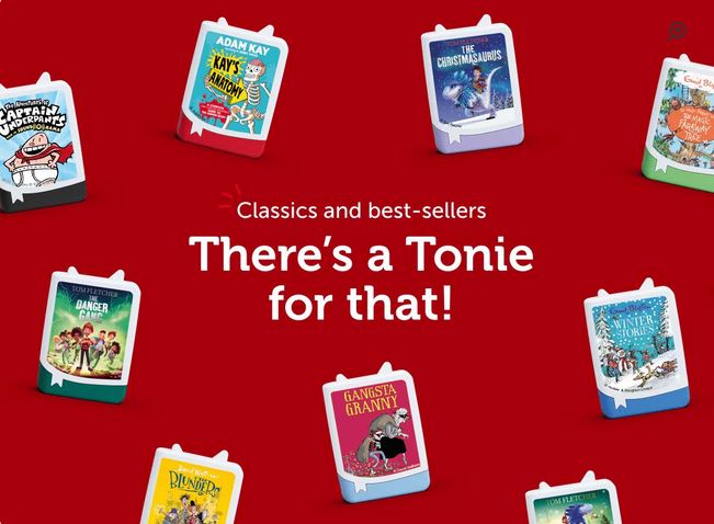 Tonies David Williams Robodog Book Pocket Tonie