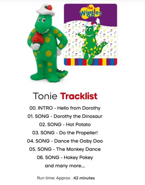 Tonies Wiggles - Dorothy The Dinosaur Tonies Audio Character