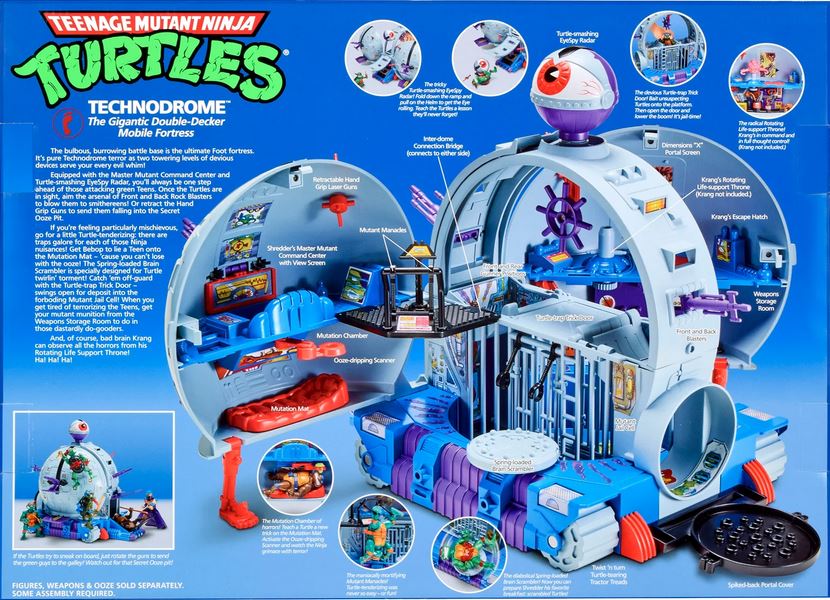 Teenage Mutant Ninja Turtles Classic Technodrome Playset