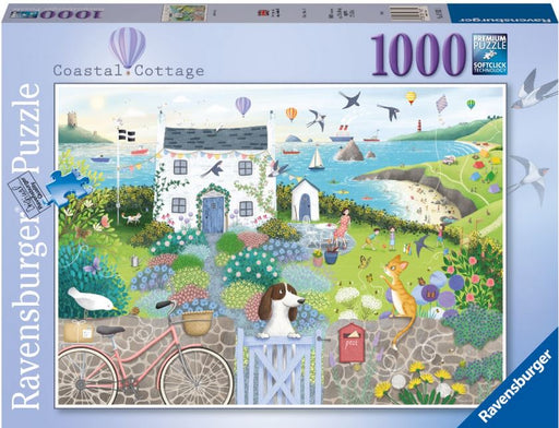 Ravensburger Coastal Cottage 1000 Pc Puzzle