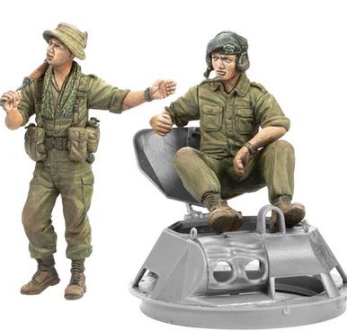 Afv Club 1/35 Australian Infantry & M113 Crew Vietnam War 2 Figure Model Kit