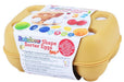 Playgo Rainbow Shape Sorter Eggs( Natural)
