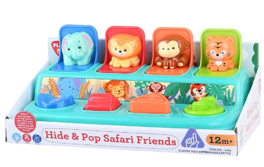 Playgo Hide & Pop Safari Friends