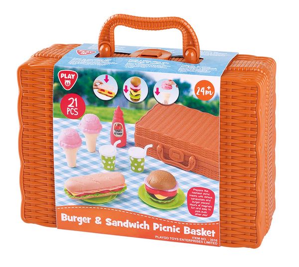 Playgo Burger & Sandwich Basket