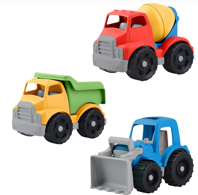 Playgo Heavy Loader -cement And Dump Truck 3 Pc Set