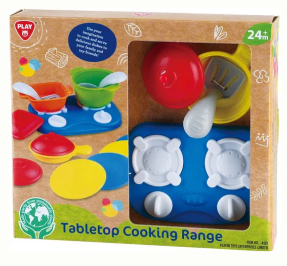 Playgo Tabletop Cooking Range 13 Piece Set