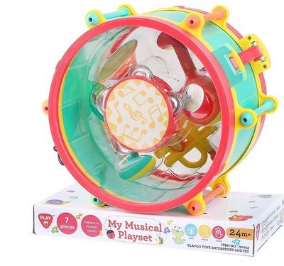 Playgo My Musical 7 Piece Drum Playset
