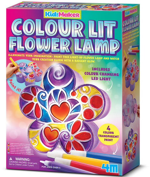 Kidz Maker Colour Lit Flower Lamp