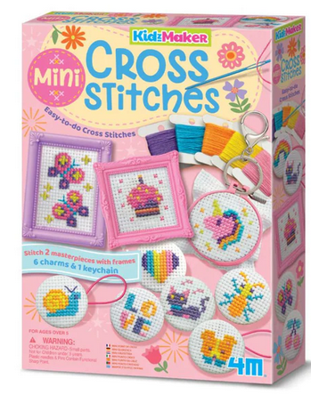 Kidz Maker Mini Cross Stitches Craft Kit