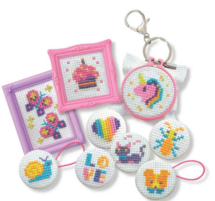 Kidz Maker Mini Cross Stitches Craft Kit