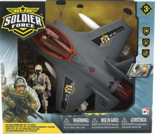 Soldier Force Light & Sound F-35 Falcon Jet
