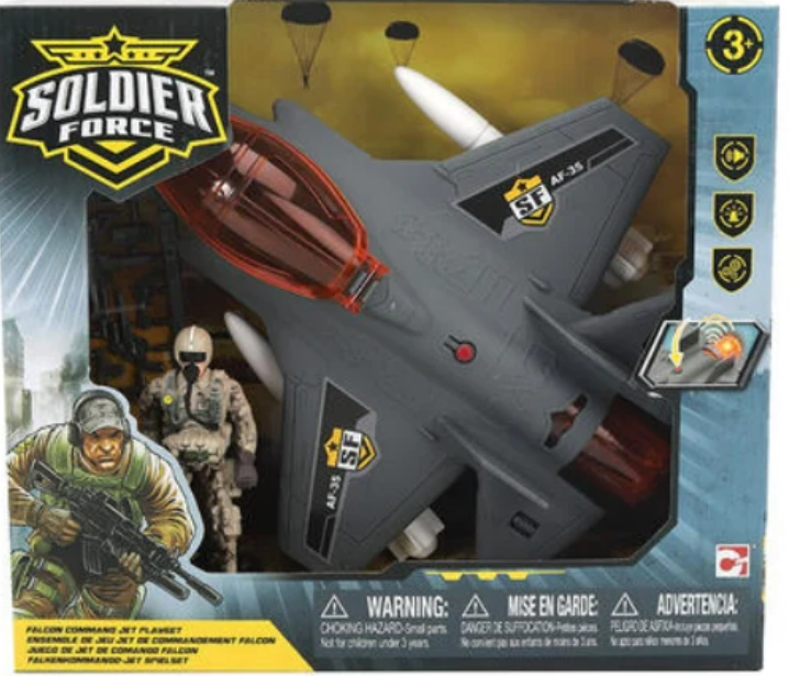 Soldier Force Light & Sound F-35 Falcon Jet