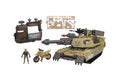 Soldier Force Light & Sound Army Tank Playset With Figures