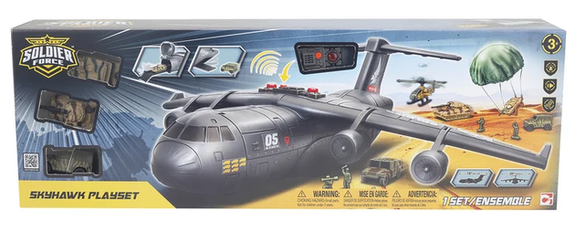 Soldier Force Lights & Sound Skyhawk Playset