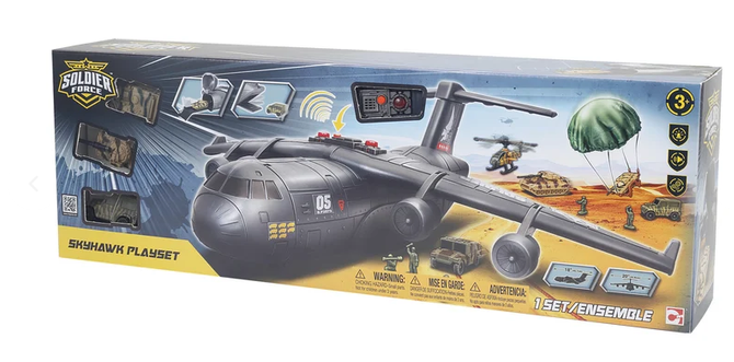 Soldier Force Lights & Sound Skyhawk Playset