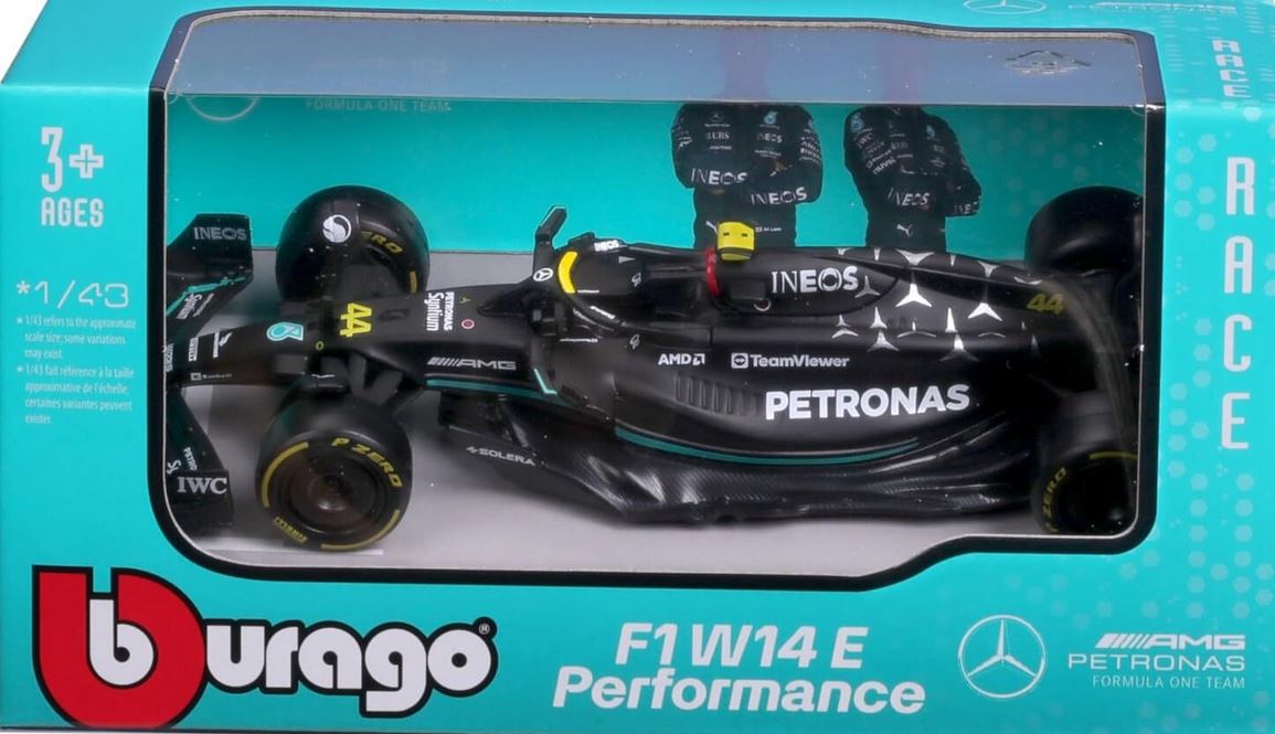 Bburago 1/43 Scale F1 Die Cast Assorted Racing Cars
